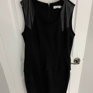 Calvin Klein peplum sheath dress